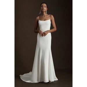 Jenny Yoo Caleb Wedding Gown Size 16 NEW Crepe